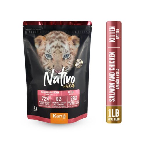 Alimento Para Gato - Kanu Nativo Wild Cachorro 1 Lb
