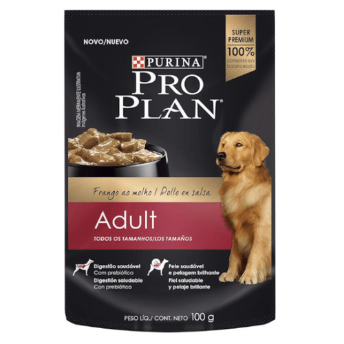Pro Plan Pouch Dog Adult Pollo Alimento para Perros Purina 100gr