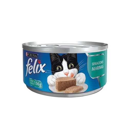 Felix Sensaciones Marinas Alimento para Gatos Purina 156gr