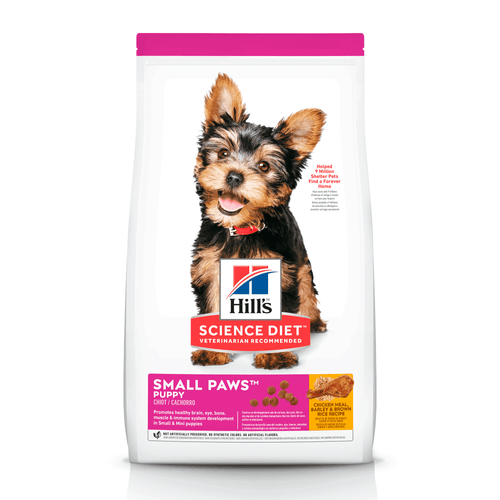 Small Paws Puppy Pollo Alimento para Perros Hills 4.5 lb